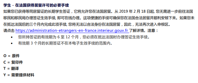 爆炸性新闻！法国留学递签材料发生变化！